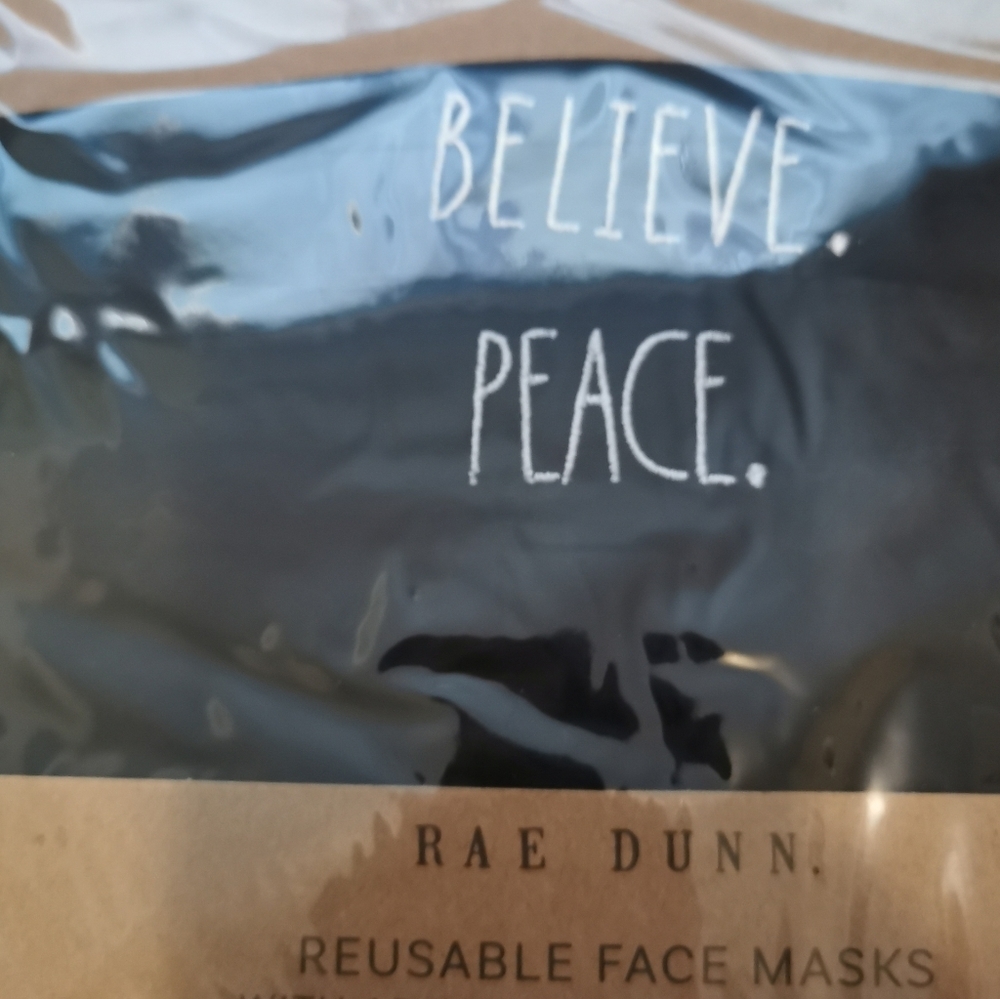 Rae Dunn face mask set of 2 bnwt